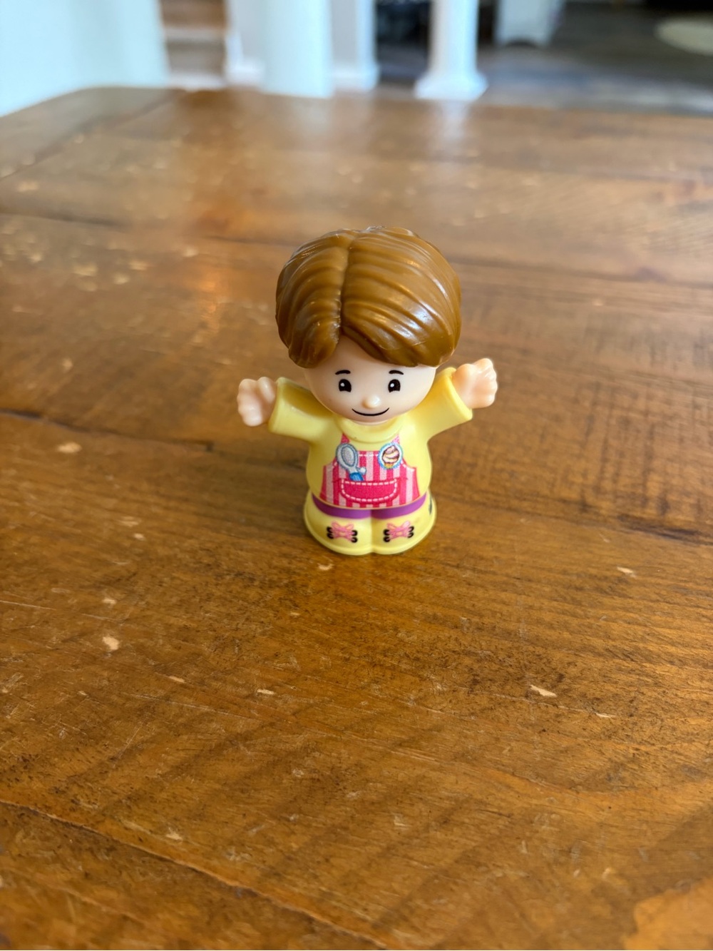 Fisher Price Little People ice cream shop worker  as is
